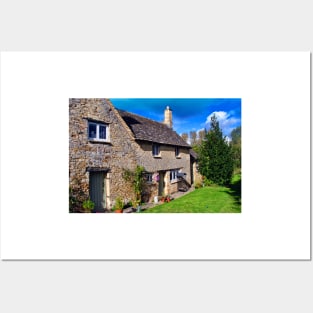 Burford Cottage Cotswolds West Oxfordshire England Posters and Art